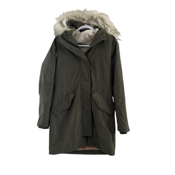 Abercrombie & Fitch 3-in-1 Parka Women’s Size‎ XS Olive Green - Picture 1 of 14